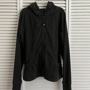 Lululemon Back To Class Jacket Black size 8 rare